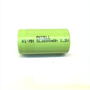 Recarregável 10c Descarga Corrente 23 * 43mm 1.2 v Sc 3500 Nimh Bateria Para Ferramenta Elétrica